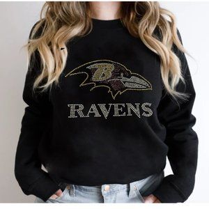 Baltimore Ravens rhinestone sweatshirt